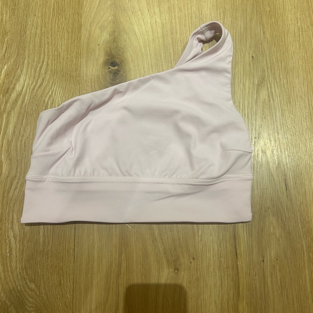 One-Shoulder Pink Bralette